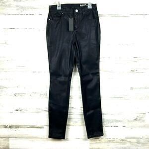 Blank NYC by Free People Women 26 Black Vegan Leather Skinny Pants New